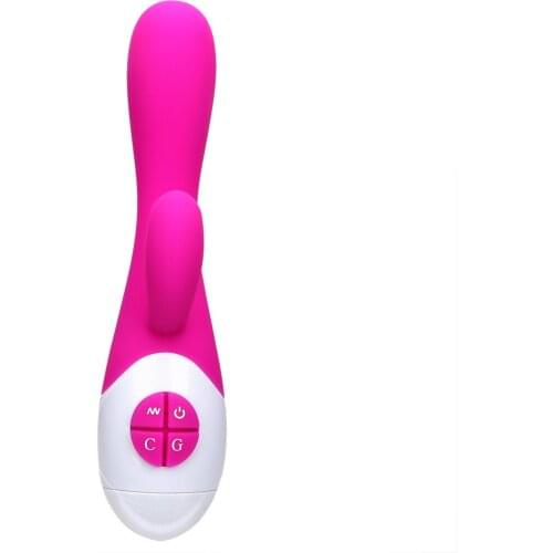 IKOKY 16 Speed Dual Vibration Silicone AV Stick G-spot Vibrator Clitoris Stimulate Sex Toys for Woman