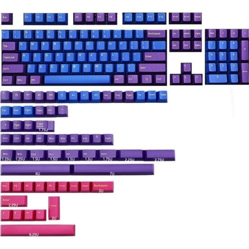 G32B Setaria 166 Keys Cherry Profile Keycap Double Shot Thick PBT Keycaps FOR MX Switch Mechanical Keyboard Keycaps