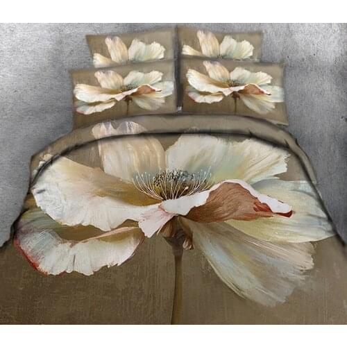3D Bedding set twin day duvet bed cover Double Bed California Sheet Queen king size Quilt Cover Pillowcase Beautiful flowers