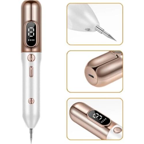 9 level Laser Plasma Pen Mole Removal Dark Spot Remover LCD Skin Care Point Pen Skin Wart Tag Tattoo Removal Tool Beauty Care