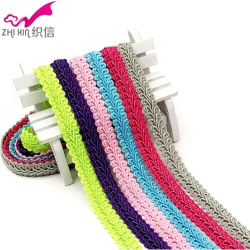 25Meter Black Lace Ribbon Ethnic Trims Braided For Costume Decoration High Quality DIY Centipede Braided Ribbon Sewing Materials