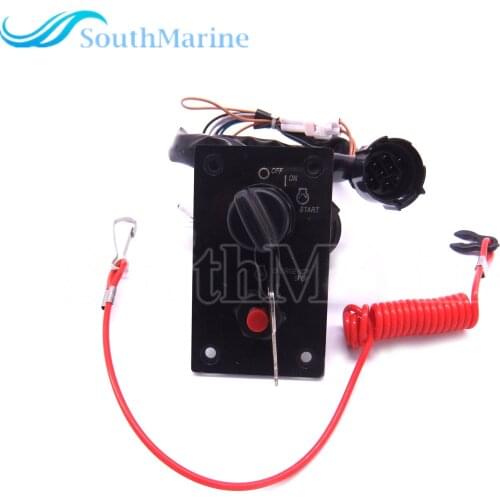 Boat Engine 37100-96J24 37100-96J25 Single Ignition Key Switch Panel for Suzuki Outboard Motor