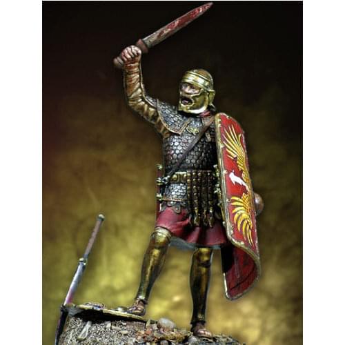 1/32 54mm ancient Roman OFFICER with base 54 mm Resin figure Model kits Miniature gk Unassembly Unpainted