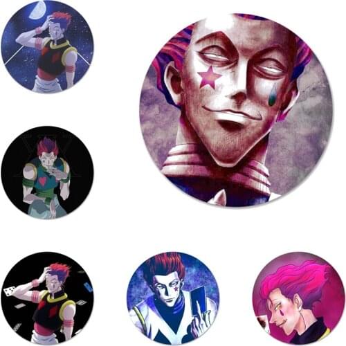 New Arrival Hisoka Hunter x Hunter Badge Brooch Pin Accessories For Clothes Backpack Decoration gift 58mm