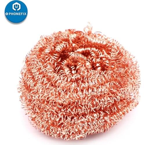 Cleaner for Welding Iron Soldering Iron Tip Cleaning Steel Wire Sponge Ball For Mobile Phone Repair Tools