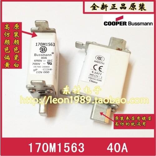 [SA]US COOPER BUSSMANN Fuses 170M1563 170M1563D 40A 690V fuse--5PCS/LOT
