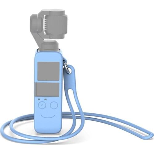 Body Silicone Cover Case with 38cm Silicone Neck Strap for DJI OSMO Pocket