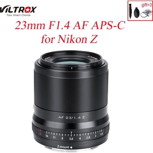 Viltrox 23mm F1.4 Auto Focus Wide-Angle Lens APS-C SMT for Nikon Z Mount Mirrorless Camera Z fc ZFC Z50 Z5 Z6 Z6 II Z7 Z7 II