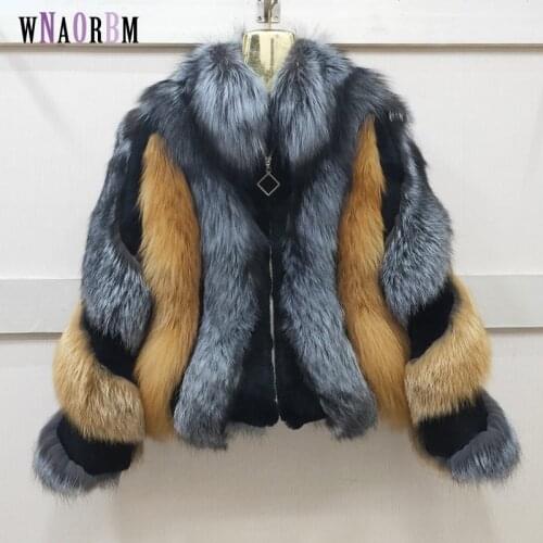 WNAORBM Red Fur Coats