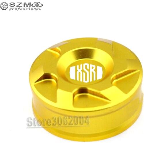 Rear Brake Fluid Reservoir Cover Cap For YAMAHA XSR 900/700 XSR700 XSR900 2016-2019 2018 Motorcycle Accessories CNC With Logo