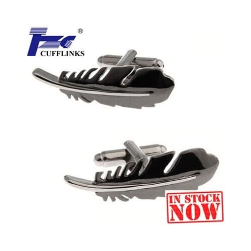 Feather Cufflink Cuff Link 2 Pairs Free Shipping Promotion