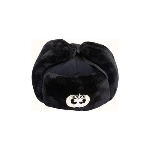 Adults winter fur cap winter guard hat lei feng cap winter cap winter fur hat thick military hat