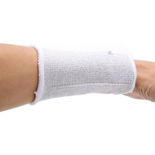 1Pair Breathable Conductive Silver Fiber TENS/EMS Electrode Therapy Braces Wristband Electrotherapy Unit For Phycical Therapy