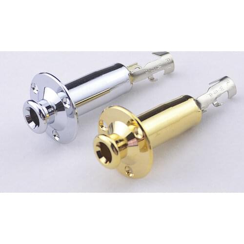 1 Piece GuitarFamily Long Threaded Stereo Output Jack For Acoustic Guitar ( #0694 ) MADE IN KOREA
