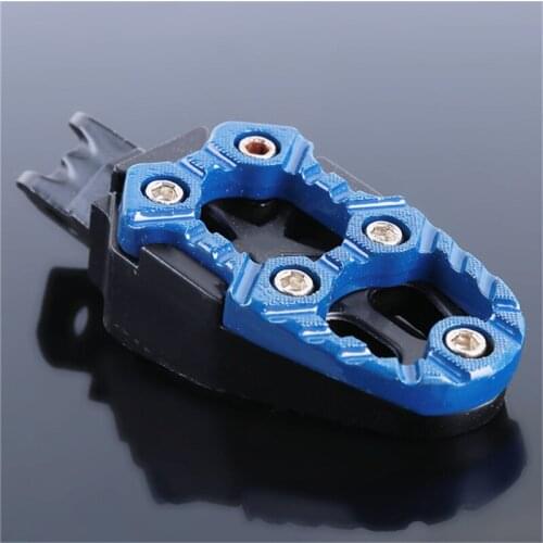 2pcs Motorcycle Billet MX Wide Foot Pegs Pedals Rest Foot Pegs Motorcycle Irony Wide Motocross Black Aluminium Pads