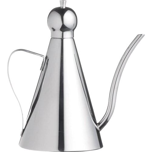 350Ml Olive Oil Dispenser,Kitchen Stainless Steel Oil/Vinegar Pot,Olive Oil Bottle,Olive Oil Can Storage Container
