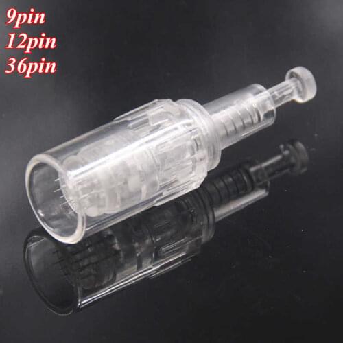 50pcs/pack Screw Microneedling Cartridge Nano Needle Cartridge For Electric Auto derma pen Microneedling Machine BB blow
