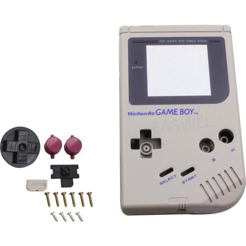 For Gameboy Game Boy DMG-01 Console Grey Shell Housing w Screen Tools US