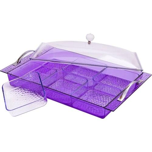 EWs Acrylic Purple Color Palace Breakfast