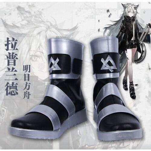 Game Arknights Lappland Cosplay Shoes Anime Cos Accessories Halloween Party Daily Shoes H