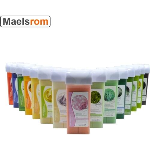Natural Roll-On Depilatory Wax Cartridge For Hair Removal Painless Hot Depilatory Warmer Heater Waxing 16 Kinds Of Scents