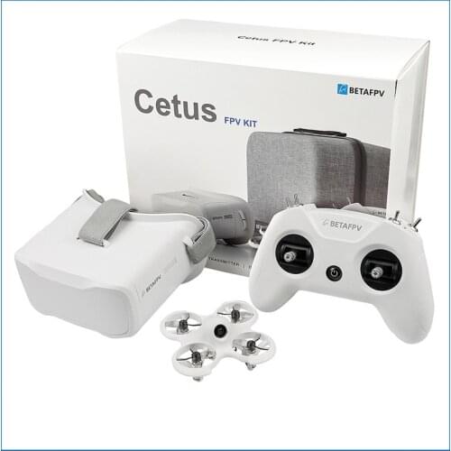 BETAFPV Cetus FPV Kit Indoor Racing Drone RTF Frsky D8 LiteRadio 2 SE Radio Transmitter 5.8G 14DBI VR02 FPV Goggles VTX 25mW 1S