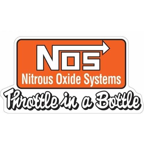 Hot Sell Personality NOS Sign Car Stickers Decals Accessories Auto Decorative Stickers PVC 13cm X 7cm