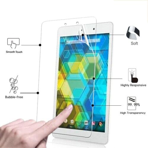 Best premium Clear Glossy screen protector film For BQ EDISON 3 mini 8.0" tablet front HD lcd screen protective films