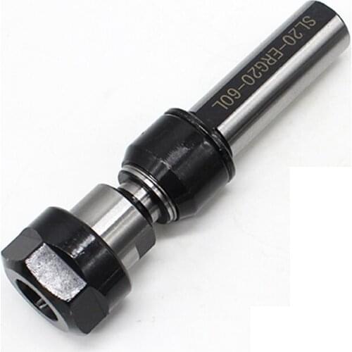 Powerful collet chuck SL20 ERG20 ERG25 SL25 ERG20 60L Floating flexible ERG floating tap shank extension rod for lathe machine