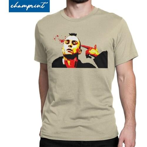 Mens T-Shirts Taxi Driver Robert De Niro Movie Vintage Pure Cotton Tee Shirt Short Sleeve T Shirts Crewneck Clothes Unique