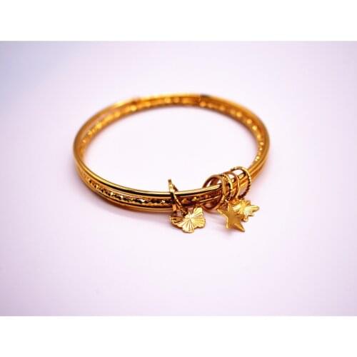 2018 New Gold Color Alloy Bracelets for Women and Girls Fashion Jewelry