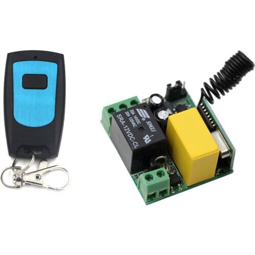 New Arrival AC 220V 1CH Radio RF Wireless Remote Control Switch Mini Size Receiver Board & Transmitter Waterproof 315mhz 433mhz