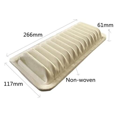 Wholesale C2715 Factory Outlet 17801-33040 High Quality Car Air Filter A195 for TOYOTA Probox Yaris Echo Verso 61*266*117mm
