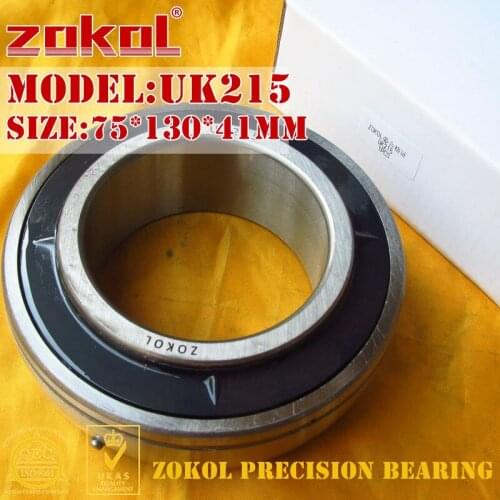 ZOKOL bearing UK215 Taper hole 190515 Pillow Block Ball Bearing 75*130*41mm