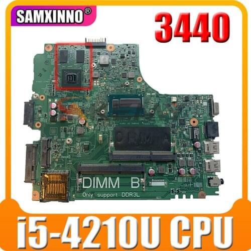 Working for Dell latitde 3440 motherboard cpu: i5-4210u 096T52 CN-096T52 with graphic N14P-GV2-S-A1 tested ok