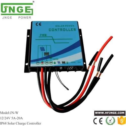 5A Solar Charge and Dischage Controller Regulator 12/24v auto IP68 Waterproof with Light and timer Control for LCD Streetlight