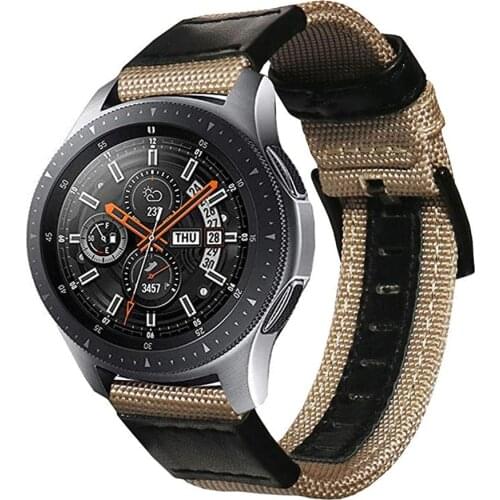 22mm 20mm Strap For Samsung Galaxy Watch 3 Huawei Watch GT 2 Pro 46mm Nylon Band For Galaxy Active 2 Gear S3 Watchbands Bracelet