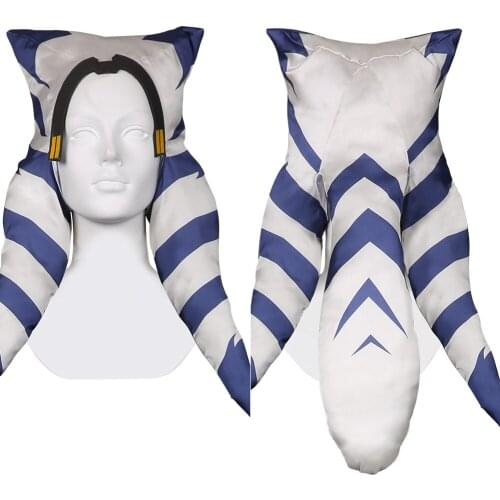 Ahsoka Tano Cosplay Hat Headgear Costume Accessories Halloween Carnival Suit