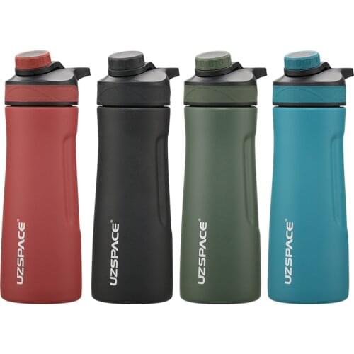 Vacuum Flask & Cup Stainless Steel Creative Portable Leakproof Travel Mug 2 Style Thermos with Handle and Lid