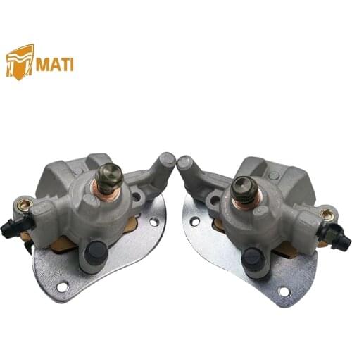 Rear Brake Caliper Assembly 3B4-2580U-02-00 for Yamaha Grizzly 550 YFM550 YFM 550 Grizzly Kodiak 700 YFM700 700K with Pads