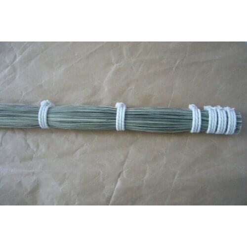 Violin bow hair , 250g light grey color horsetail hair bowhair 80cm