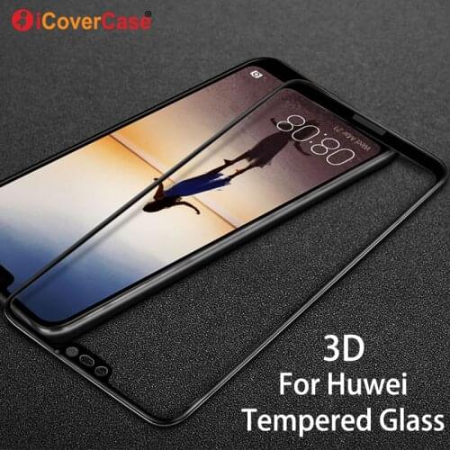 Tempered Glass For Huawei P20 Pro P20 Lite 3D Curved Edge Full Cover Front Screen protector Film Tempered Glass For Huawei P20
