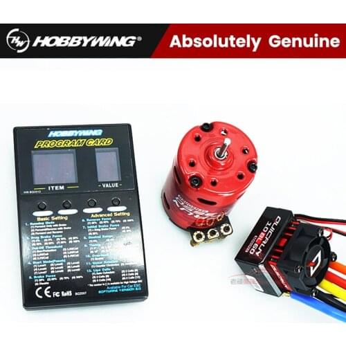 RC Car Parts QuicRun Sensor Brushless 60A + 10.5T ESC Electronic Speed Control Controller Motor Set Model Cars Power Equipment