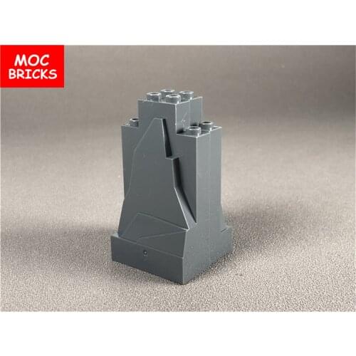 10pcs/lot MOC Bricks Iceberg Ice Water Mountain 2X4X6 Fit with 47847 Building Block Kids Toys Gifts