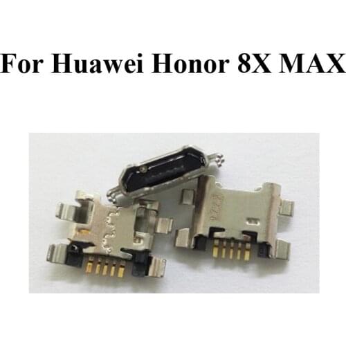2PCS For Huawei Honor 8X Max 8 X Max Charger Connector Parts Replacement Repair Spare Parts Honor8X MAX USB Dock Charging Port
