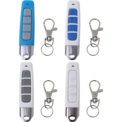 433MHZ 4 Buttons Clone Remote Control Wireless Transmitter Garage Gate Door Electric Copy Controller Anti-theft Lock Key with