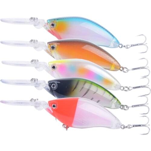 5pcs 11m 18.3g Jerkbait Wobblers Crankbaits Hardbait Minnow VIB Japan Camping Outdoor Fishing Lure Popper Pesca Swimbait 3D Eyes