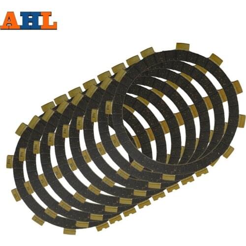 AHL Motorcycle Clutch Friction Plates Kit Set For YAMAHA XJR400 XJ400 Bakelite Clutch Lining 8PCS #CP-0004