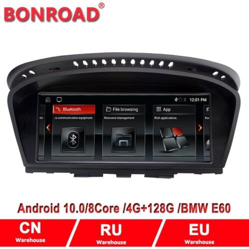 Bonroad 8.8 '' Android 10.0 Car multimedia player for BMW 5 Series E60 E61 E63 E64 E90 E91 E92 CCC CIC Support iDrive Radio GPS