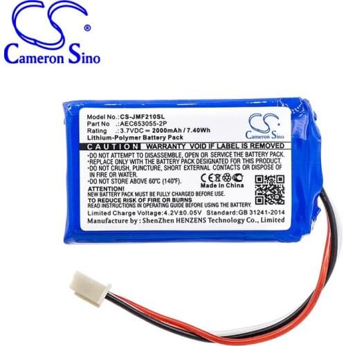 CameronSino for JBL Flip 2 (2013) Flip II AEC653055-2P battery